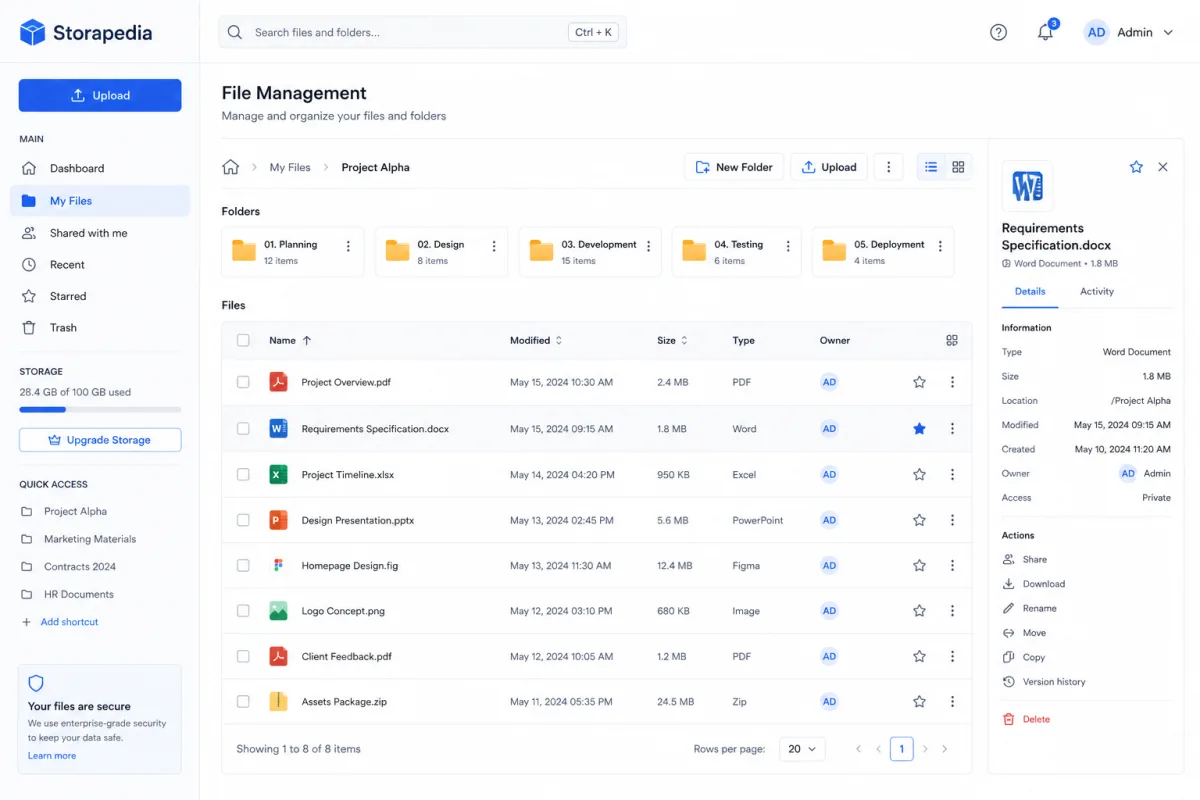 Digital File Management and Document Organization Services