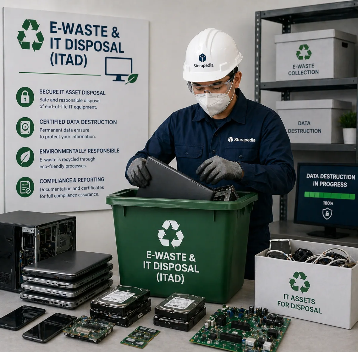 Secure IT Asset Disposal and E-Waste Recycling Services