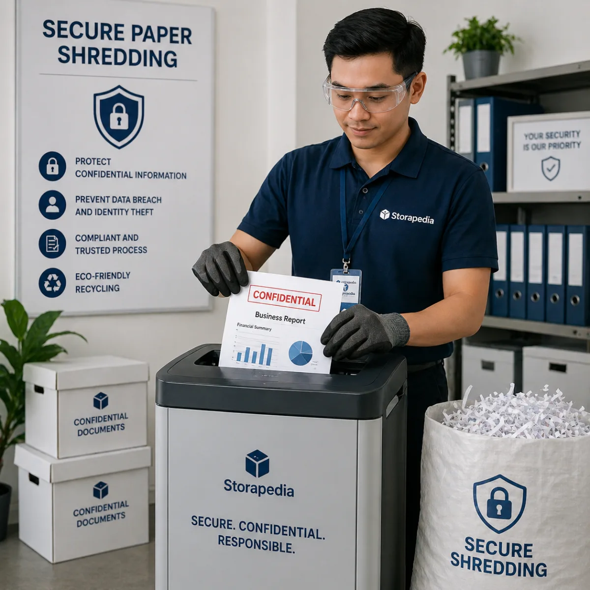 Secure Paper Shredding and Confidential Document Destruction