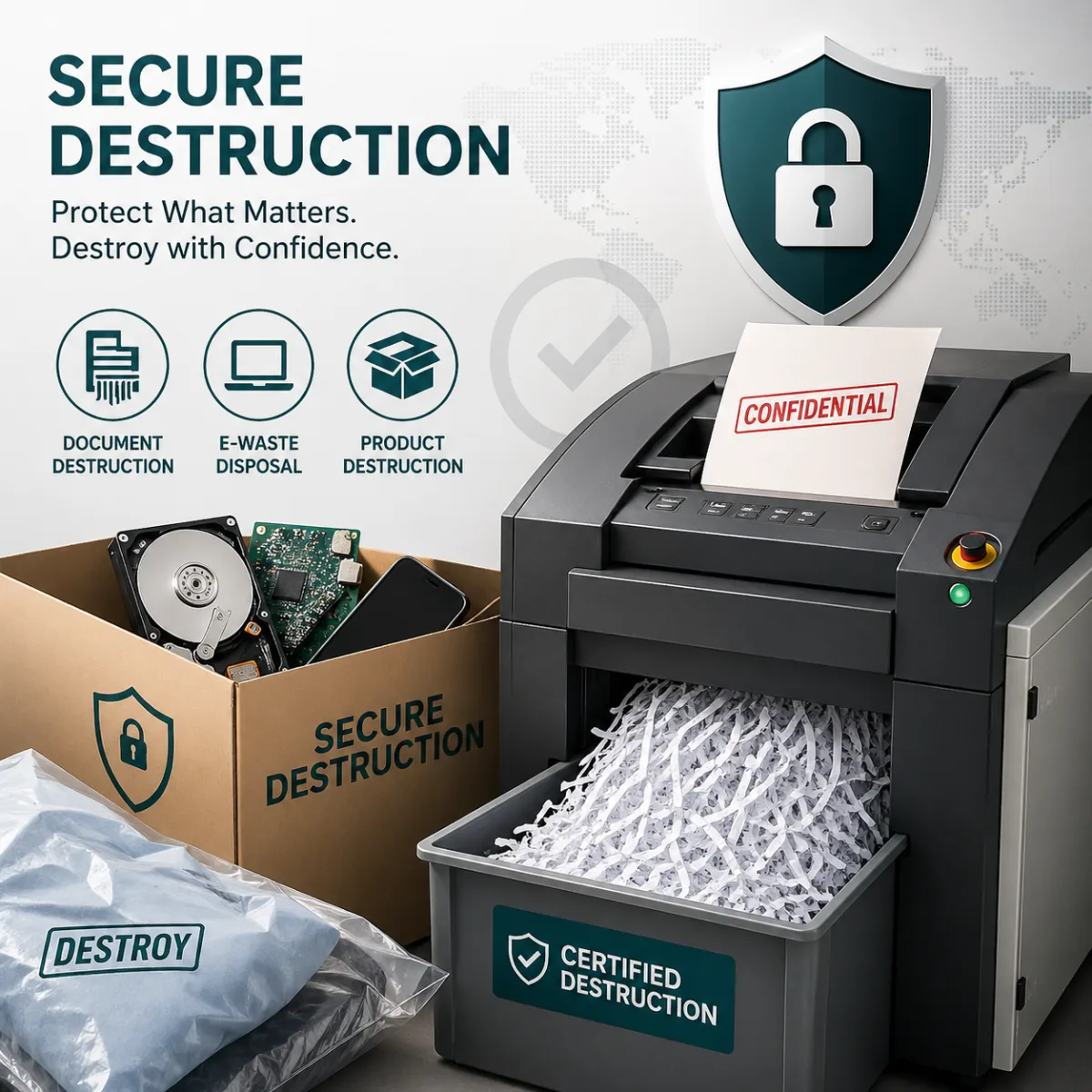 Storapedia Secure Destruction Services Illustration